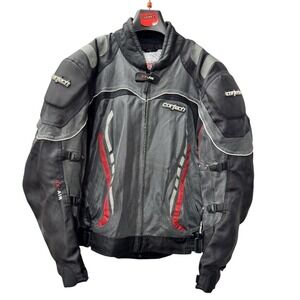 Cortech GX Sport Air 3.0 Mesh Motorcycle‎ Jacket Black Grey Red Mens SM 38